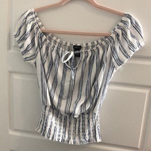 Off the shoulder top